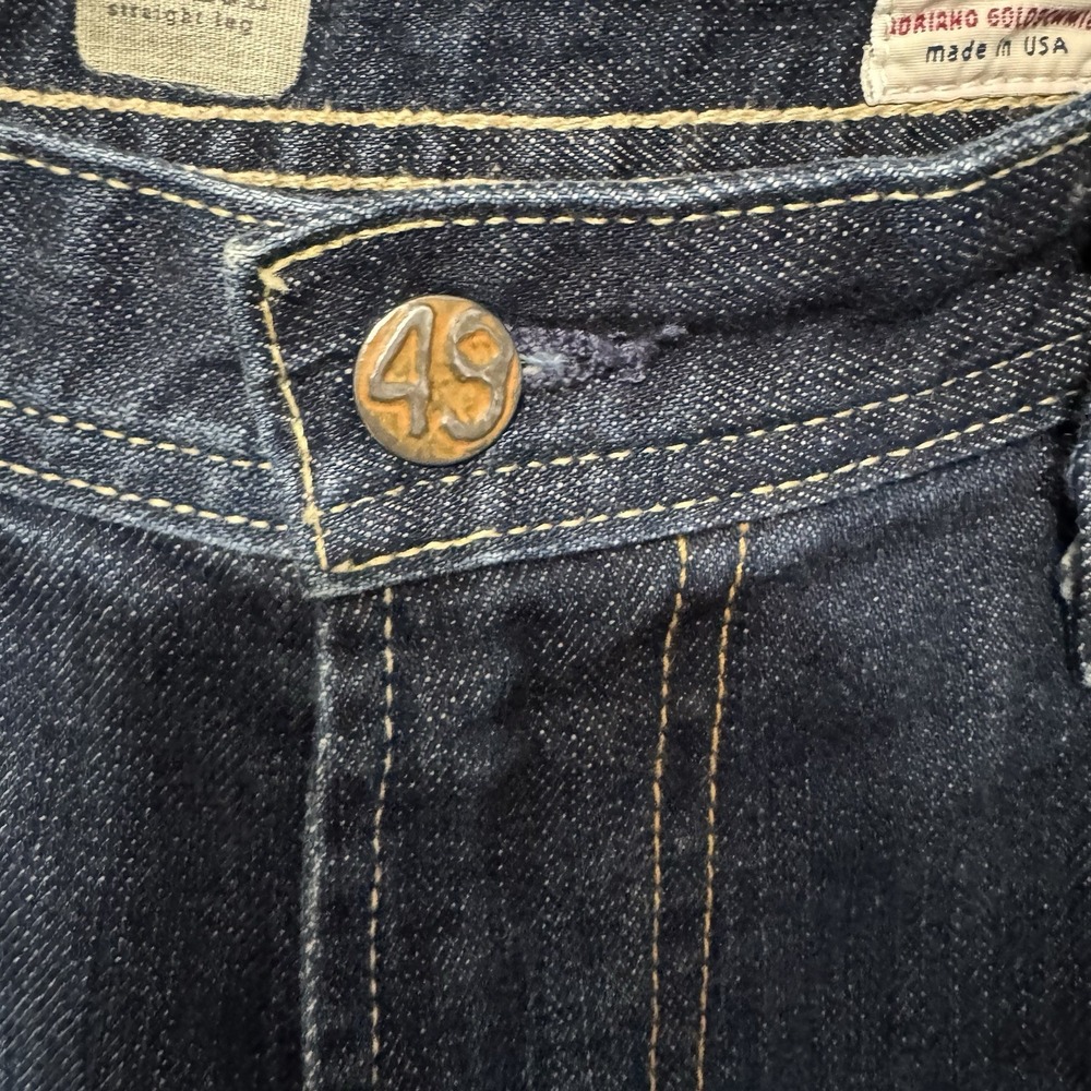 AG Adriano Goldschmied The Protege Jeans Mens 36x30 Dark Wash Straight Leg USA - Picture 6 of 9